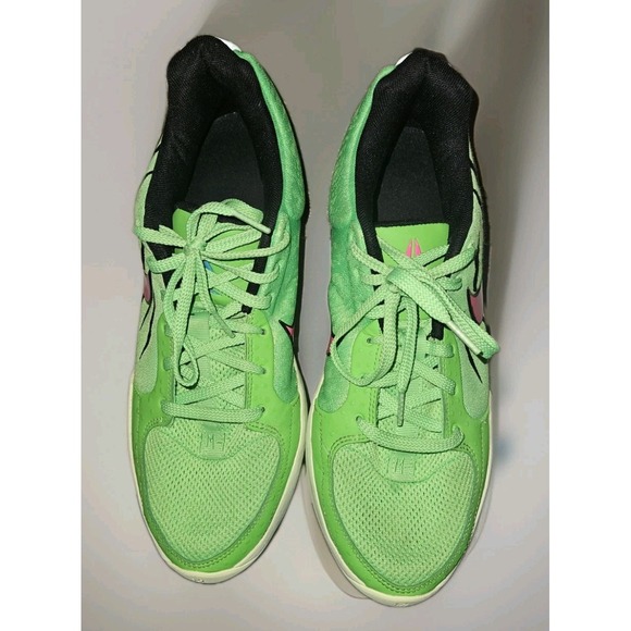 Nike JA 2 Scratch NRG NY Neon Green Neon Pink IB8235-300 Mens Size 13 Shoes - Picture 4 of 8